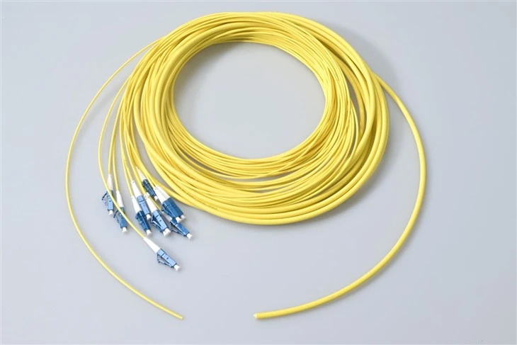 SC/UPC 12-Core Fiber Optic Pigtail, 9/125 SM 0.9mm PVC/LSZH factory